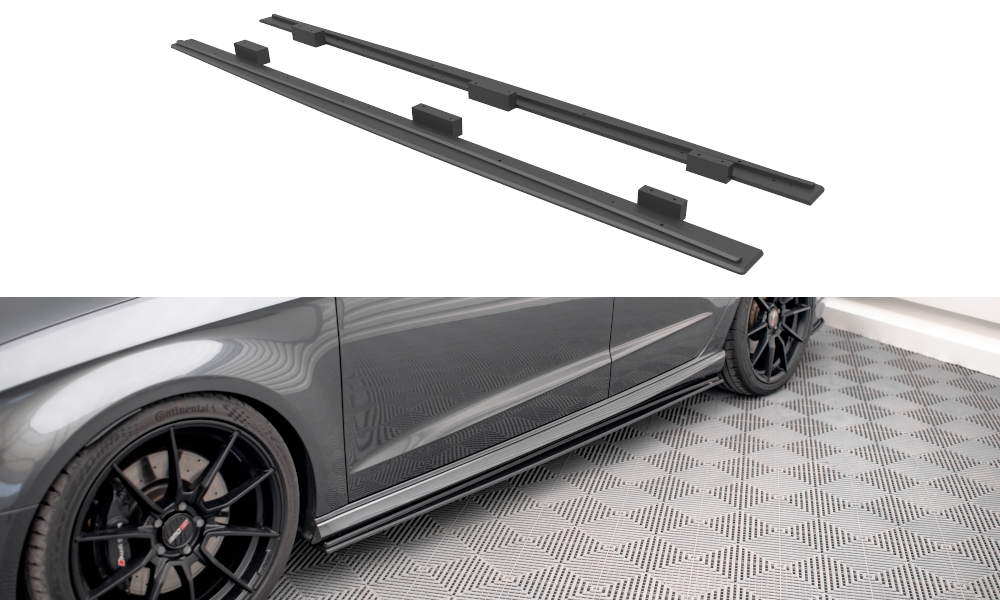 Sideskørter diffuser Street Pro Audi S3 / A3 S-Line Sportback 8V Facelift