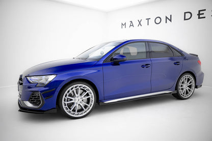 Sideskørter diffuser Street Pro + Flaps Audi A3 S-Line Sedan / S3 Sedan 8Y Facelift