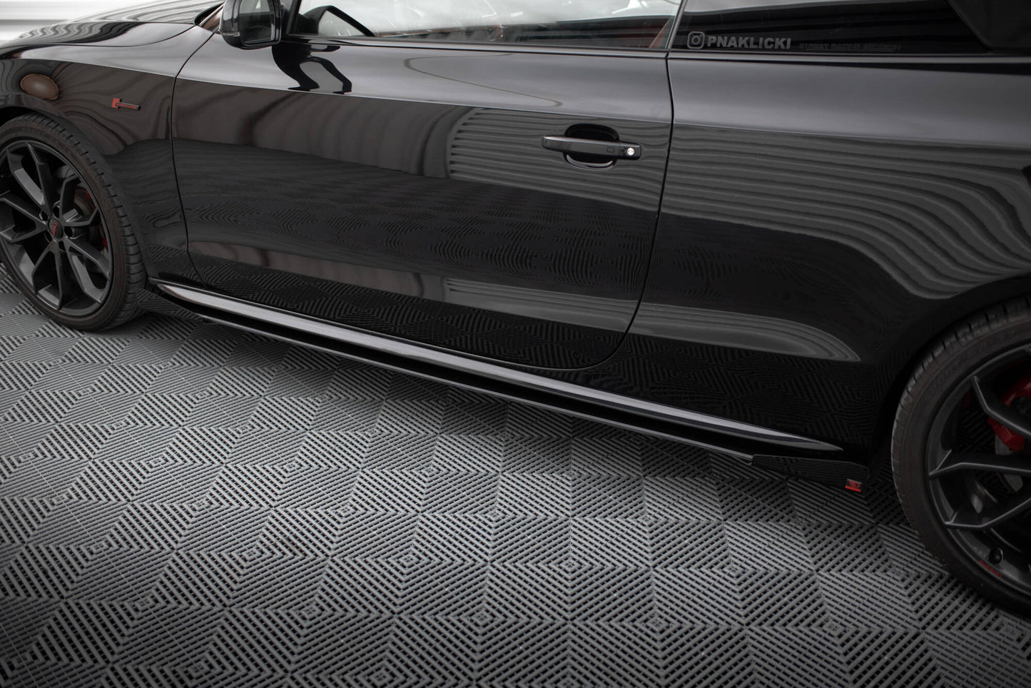 Sideskørter diffuser Street Pro + Flaps Audi A5 / A5 S-Line / S5 Coupe / Cabrio 8T / 8T Facelift