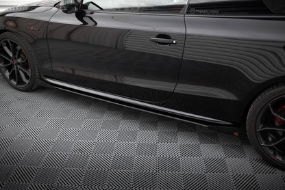 Sideskørter diffuser Street Pro + Flaps Audi A5 / A5 S-Line / S5 Coupe / Cabrio 8T / 8T Facelift