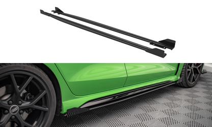 Sideskørter diffuser Street Pro + Flaps Audi RS3 Sedan 8Y