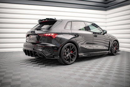 Sideskørter diffuser Street Pro + Flaps Audi RS3 Sportback 8Y