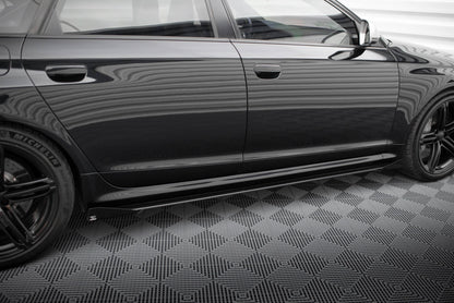 Sideskørter diffuser Street Pro + Flaps Audi RS6 Avant C6