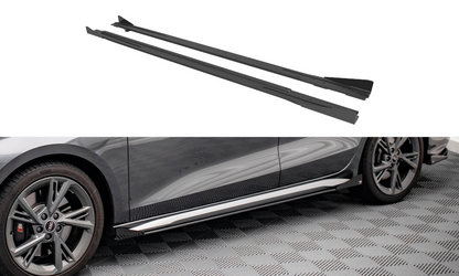 Sideskørter diffuser Street Pro + Flaps Audi S3 / A3 S-Line 8Y / 8Y Facelift