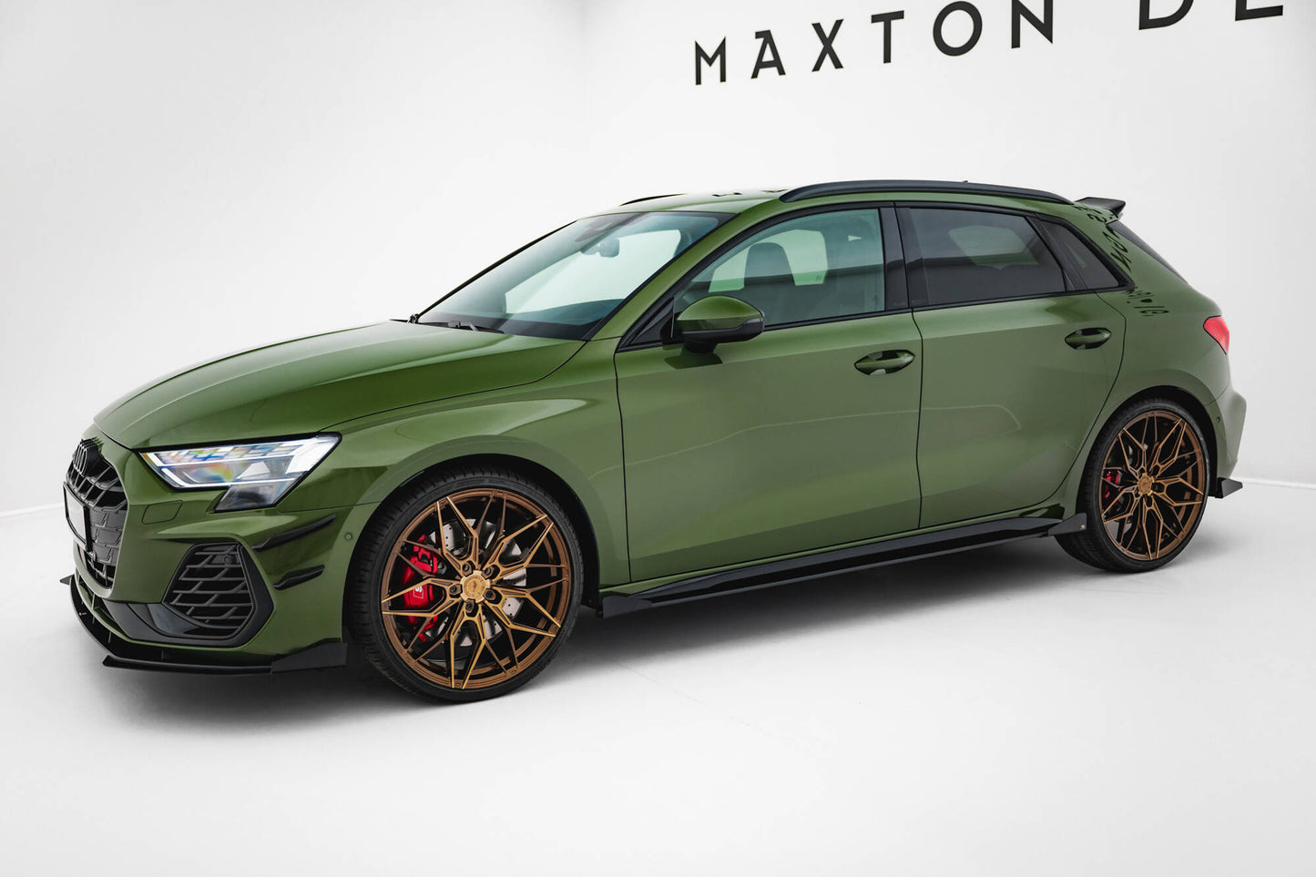 Sideskørter diffuser Street Pro + Flaps Audi S3 Sportback / A3 S-line Sportback 8Y Facelift