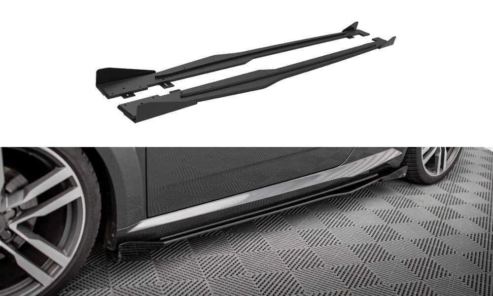 Sideskørter diffuser Street Pro + Flaps Audi TT S / S-Line 8S