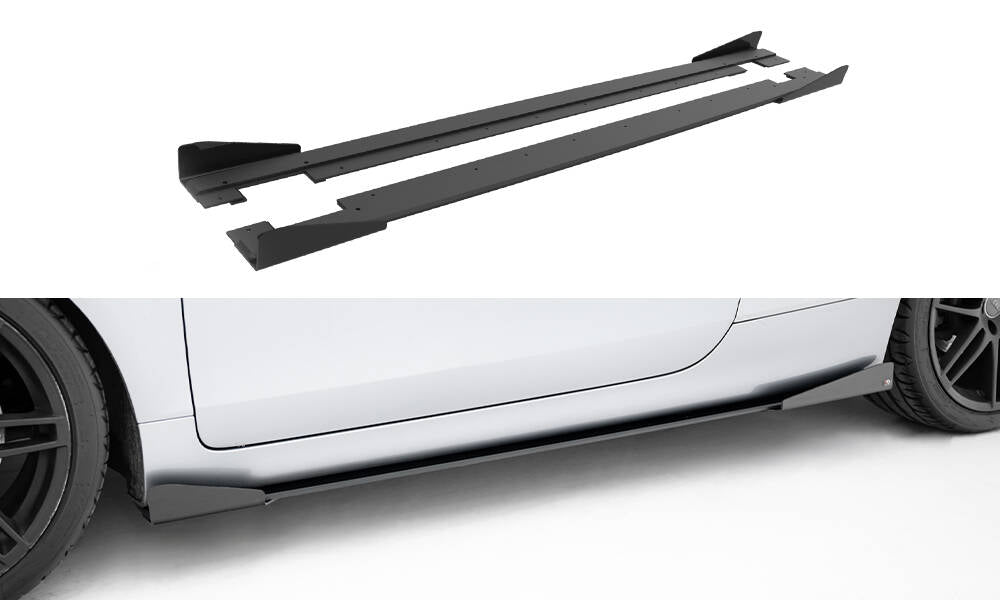 Sideskørter diffuser Street Pro + Flaps Audi TT S / TT S-Line 8J Facelift
