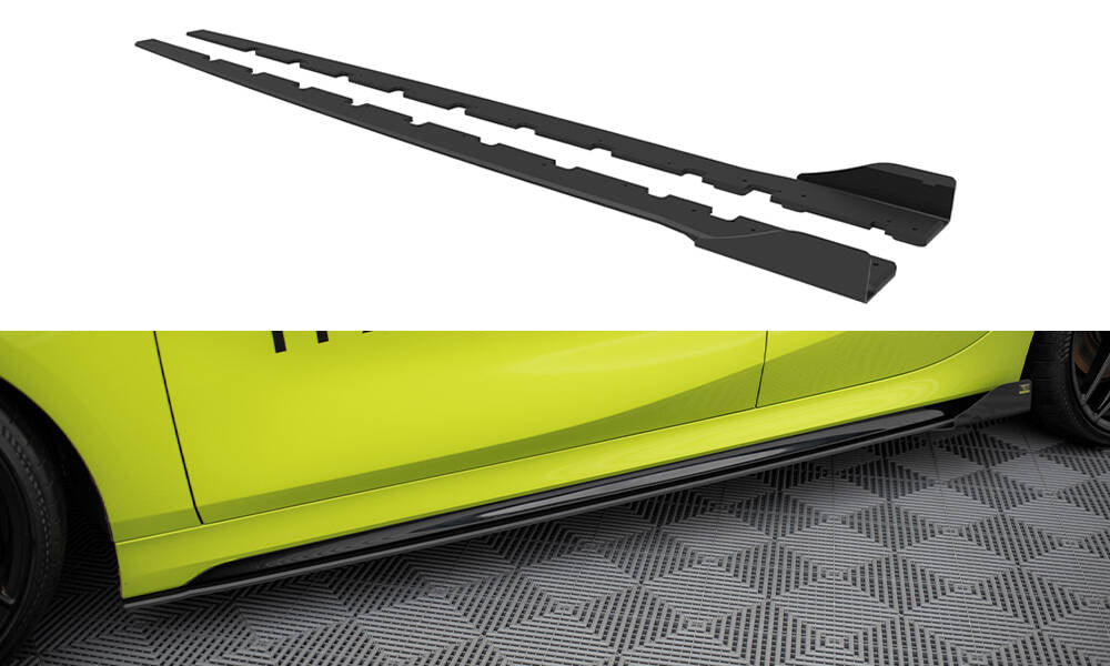 Sideskørter diffuser Street Pro + Flaps BMW 1 M-Pack / M135i / 128ti F40