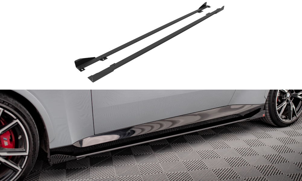 Sideskørter diffuser Street Pro + Flaps BMW 2 Coupe M-Pack / M240i G42