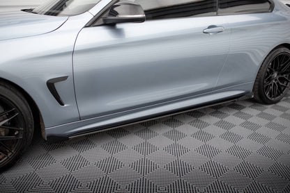 Sideskørter diffuser Street Pro + Flaps BMW 4 Coupe / Gran Coupe / Cabrio M-Pack F32 / F36 / F33