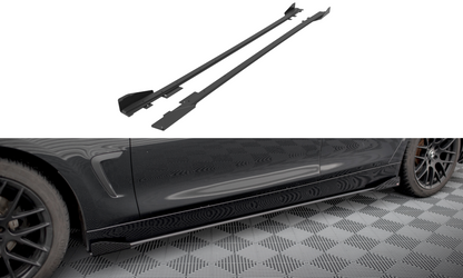 Sideskørter diffuser Street Pro + Flaps BMW 4 Gran Coupe F36