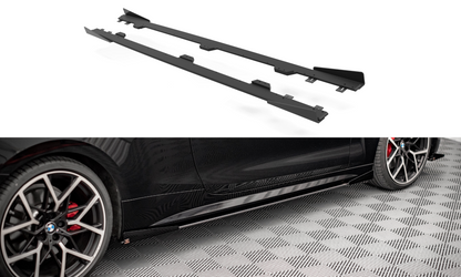 Sideskørter diffuser Street Pro + Flaps BMW 4 M-Pack / M440i G22 / G23 / G22 Facelift / G23 Facelift
