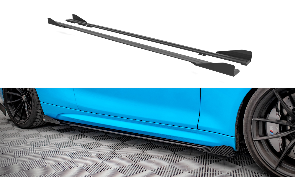 Sideskørter diffuser Street Pro + Flaps BMW M2 F87