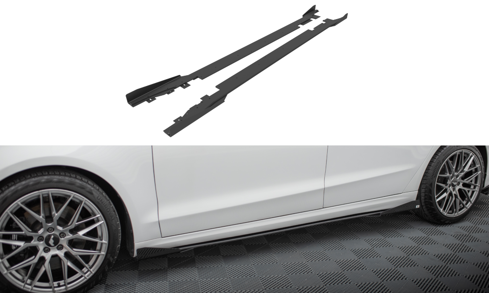 Sideskørter diffuser Street Pro + Flaps Ford Mondeo Sport Mk5 Facelift / Fusion Sport Mk2 Facelift