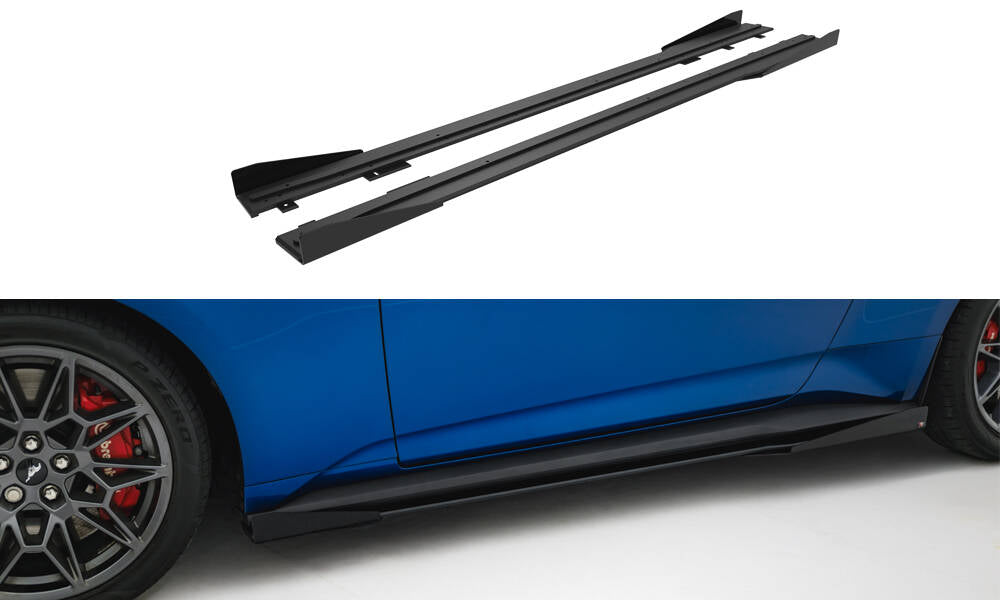 Sideskørter diffuser Street Pro + Flaps Ford Mustang GT Mk7