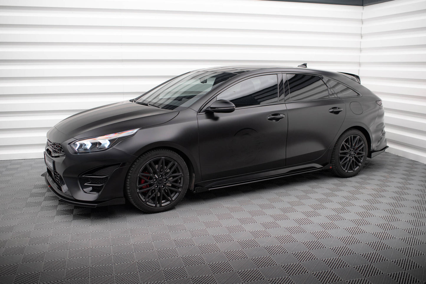 Sideskørter diffuser Street Pro + Flaps Kia Proceed GT / GT-Line Mk1 Facelift / Ceed GT Mk3 Facelift