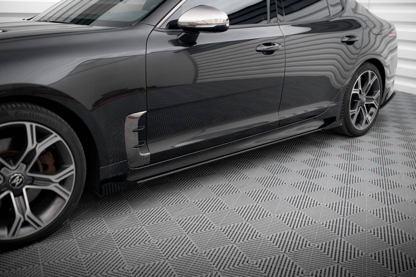 Sideskørter diffuser Street Pro + Flaps Kia Stinger GT / GT-Line / Standard Mk1