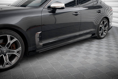 Sideskørter diffuser Street Pro + Flaps Kia Stinger GT / GT-Line / Standard Mk1