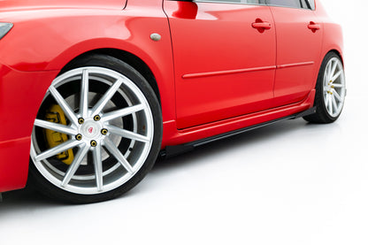 Sideskørter diffuser Street Pro + Flaps Mazda 3 MPS Mk1