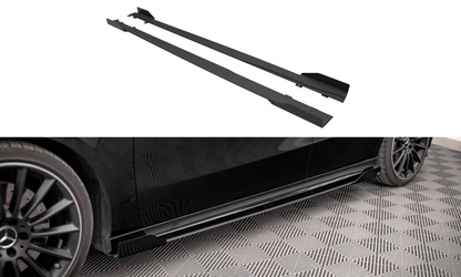 Sideskørter diffuser Street Pro + Flaps Mercedes A35 AMG / AMG-Line Aero Pack W177