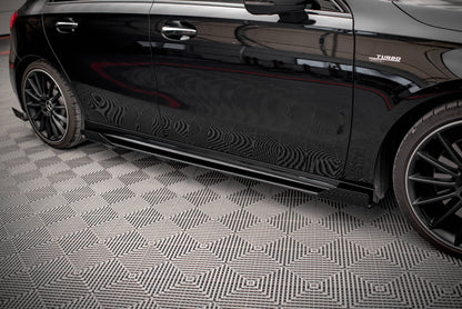 Sideskørter diffuser Street Pro + Flaps Mercedes A35 AMG / AMG-Line Aero Pack W177