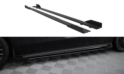 Sideskørter diffuser Street Pro + Flaps Mercedes-AMG A35 W177 Facelift