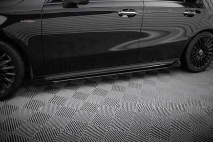 Sideskørter diffuser Street Pro + Flaps Mercedes-AMG A35 W177 Facelift