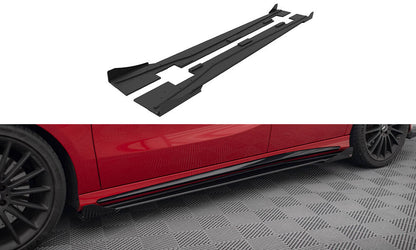 Sideskørter diffuser Street Pro + Flaps Mercedes-Benz A 45 AMG W176 Facelift