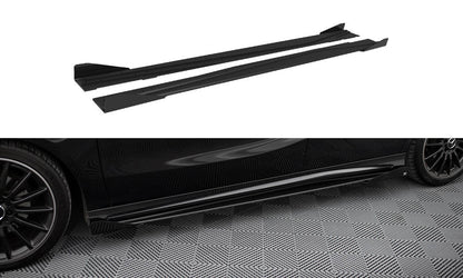 Sideskørter diffuser Street Pro + Flaps Mercedes-Benz A AMG-Line W176 Facelift
