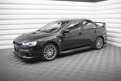 Sideskørter diffuser Street Pro + Flaps Mitsubishi Lancer EVO X