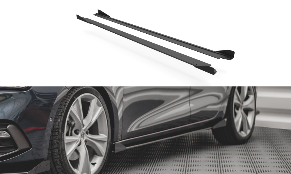 Sideskørter diffuser Street Pro + Flaps Seat Leon FR Mk4