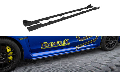 Sideskørter diffuser Street Pro + Flaps Subaru WRX STI Mk1