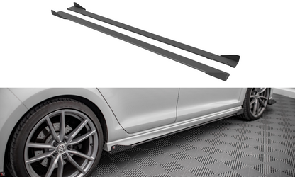 Sideskørter diffuser Street Pro + Flaps Volkswagen Golf R Mk7