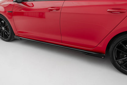 Sideskørter diffuser Street Pro + Flaps Volkswagen Golf R / R-Line Mk7 Facelift
