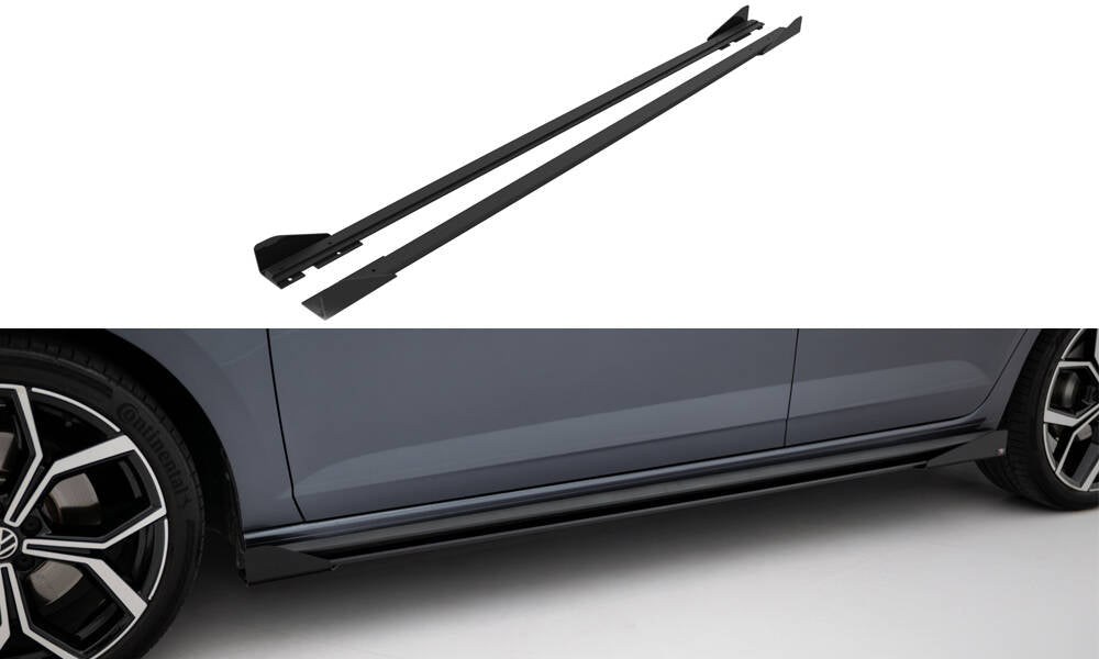 Sideskørter diffuser Street Pro + Flaps Volkswagen Polo GTI Mk6 Facelift