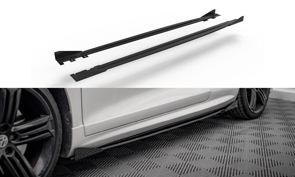 Sideskørter diffuser Street Pro + Flaps Volkswagen Scirocco R Mk3