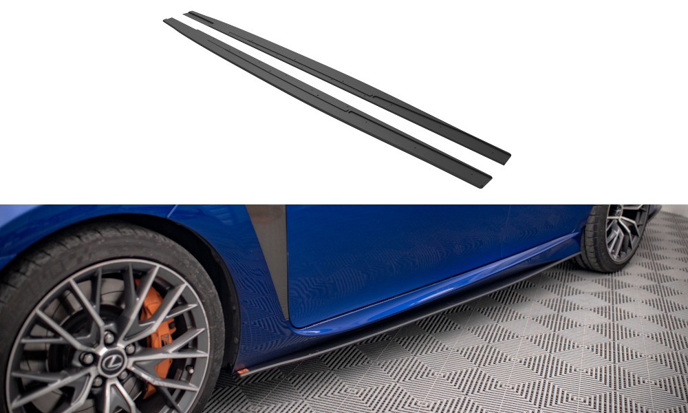 Sideskørter diffuser Street Pro Lexus GS F Mk4 Facelift