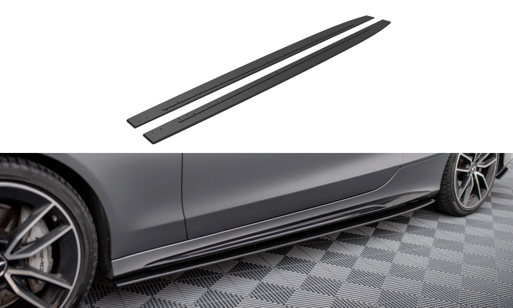 Sideskørter diffuser Street Pro Mercedes-AMG C43 Coupe / Cabrio C205 Facelift / A205 Facelift