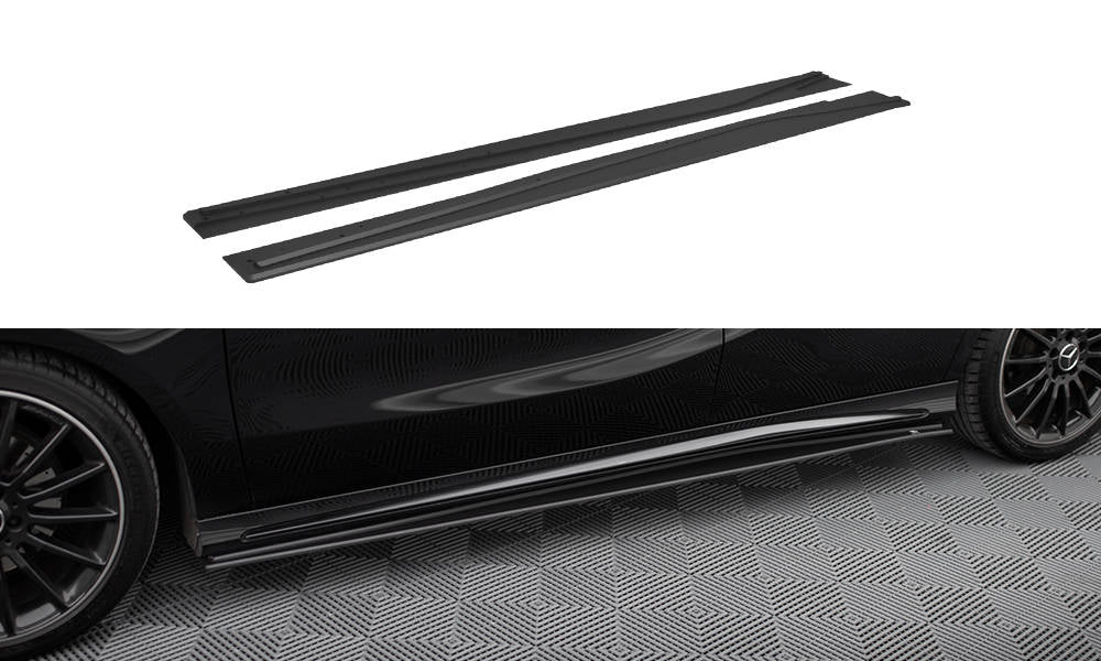 Sideskørter diffuser Street Pro Mercedes-Benz A AMG-Line W176 Facelift