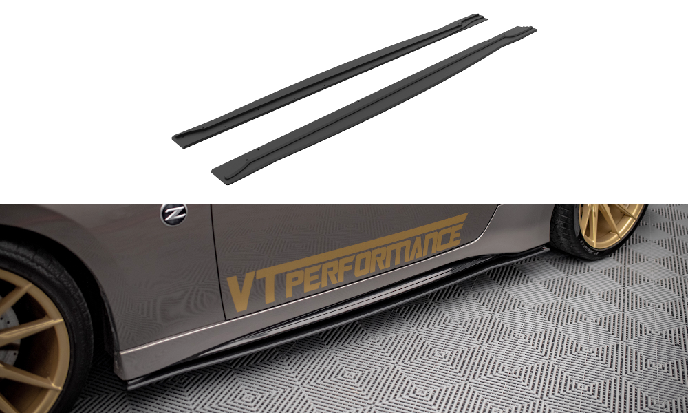 Sideskørter diffuser Street Pro Nissan 370Z Nismo Facelift