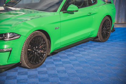 Sideskørter diffuser V.1 Street Pro + Flaps Ford Mustang GT Mk6 Facelift