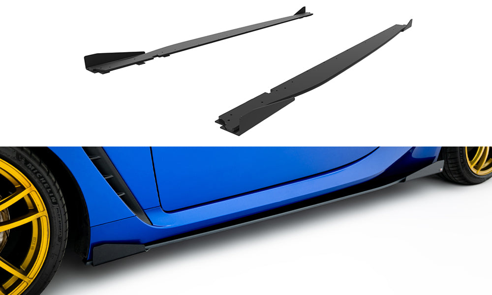 Sideskørter diffuser V.1 Street Pro + Flaps Subaru BRZ Mk2