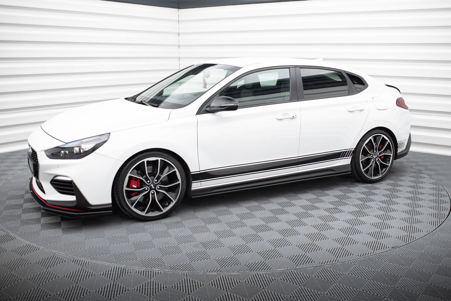 Sideskørter diffuser V.1 Street Pro Hyundai I30 N Mk3 / Mk3 FL Hatchback / Fastback