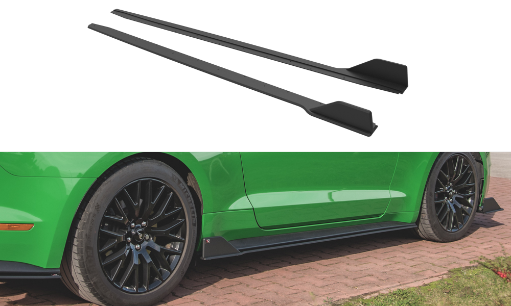 Sideskørter diffuser Street Pro V.2 Ford Mustang GT Mk6 Facelift