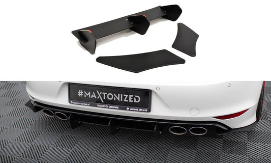 Bagerste diffuser & Bagerste sidesplitter VW GOLF 7 R Hatchback