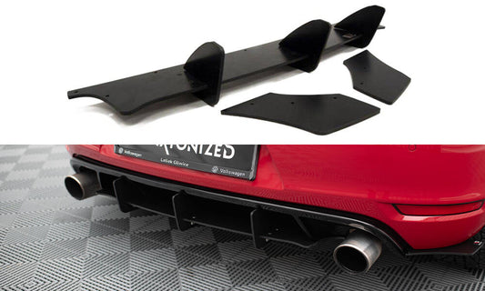 Bagerste diffuser & Bagerste sidesplitter VW GOLF VI GTI / 35TH